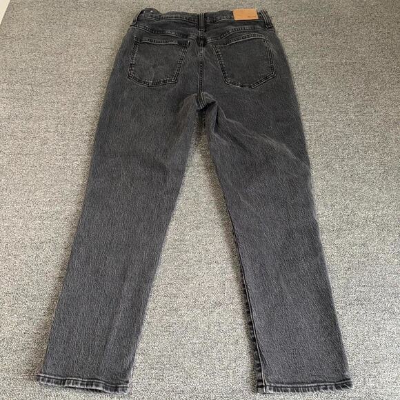 Madewell The Perfect Vintage Jeans Women's 29 Black Denim Dark Wash High Rise - Picture 2 of 9
